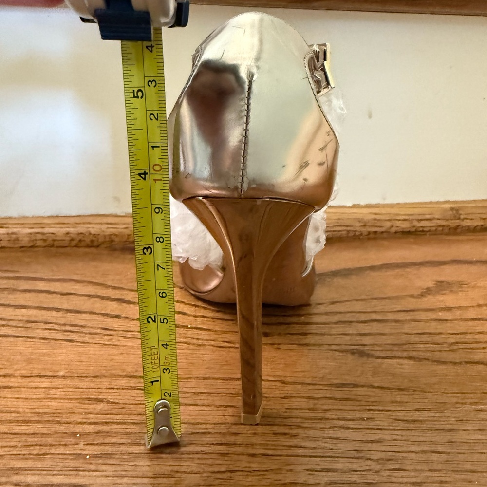 Jimmy Choo Gold Stiletto Heels - Picture 11 of 11